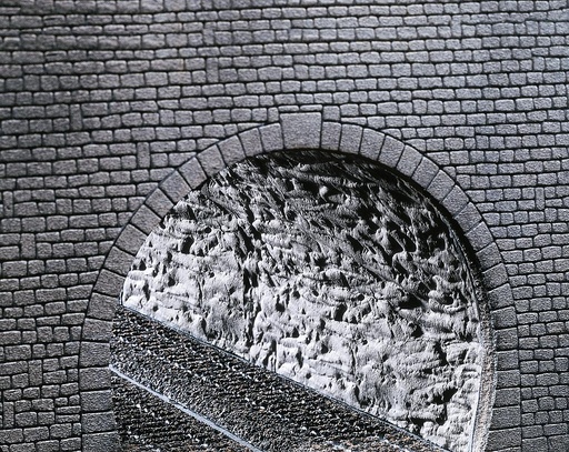 [Faller 170886  ] Faller 170886   H0  Dalle décorative Pros portion de tunnel, Structure de rochers 370 x 200 x 2 mm