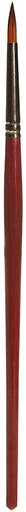 [Faller 172109  ] Faller 172109   H0, TT, N, Z  Pinceau rond avec pointe marron, synthétique, taille 6 