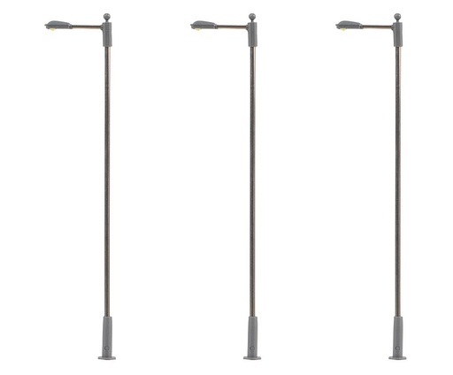 [Faller 180102  ] Faller 180102   H0  Éclairages publics LED, lampes en prolongement, froid blanc, 3 pièces 