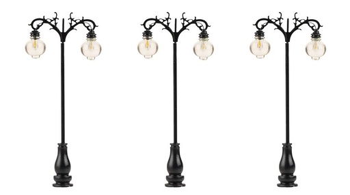 [Faller 180107  ] Faller 180107   H0  Réverbère LED, lampes suspendues, froid blanc, 3 pièces 