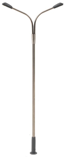 [Faller 180201  ] Faller 180201   H0  Éclairage public LED, lampadaire, deux bras, froid blanc 