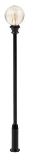 [Faller 180204  ] Faller 180204   H0  Réverbère de parc LED, lampe boule rapportée, froid blanc 