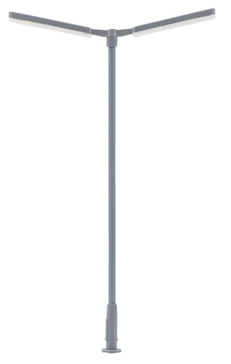 [Faller 180222  ] Faller 180222   H0  Lampe LED sur poteau croisé, deux bras, blanc froid 