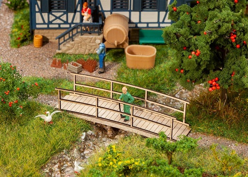 [Faller 180301  ] Faller 180301   H0  Petit pont en bois 74 x 20 x 19 mm