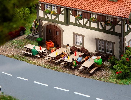 [Faller 180304  ] Faller 180304   H0  4 Bancs à pique-nique 26 x 16 x 10 mm (4 x)