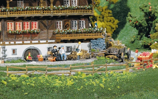 [Faller 180406  ] Faller 180406   H0  4 Clôtures pour prés et jardins, 2360 mm 