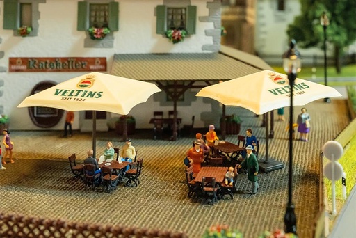 [Faller 180437  ] Faller 180437   H0  Set de jardin de bière Veltins 