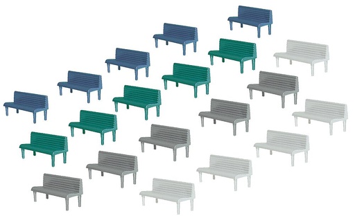 [Faller 180441  ] Faller 180441   H0  20 Bancs 