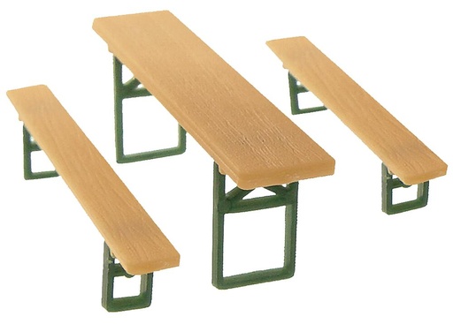 [Faller 180444  ] Faller 180444   H0  40 Bancs et 20 Tables de brasserie 