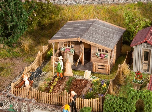 [Faller 180493  ] Faller 180493   H0  Jardin d'ouvrier avec grande maison de jardin 105 x 74 x 36 mm