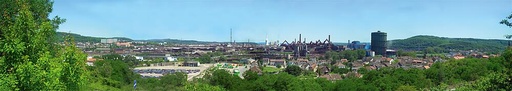 [Faller 180510  ] Faller 180510   H0, TT, N  Arrière-plan de modèle Zone industrielle 2700 x 500 mm