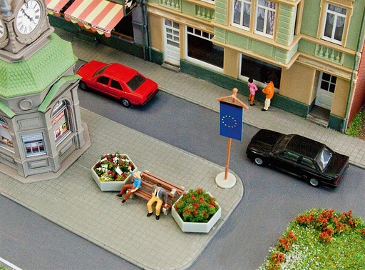 [Faller 180537  ] Faller 180537   H0  Set de plaques trottoir 