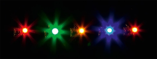 [Faller 180652  ] Faller 180652   H0, TT, N, Z  5 LED, en clouleurs differents 
