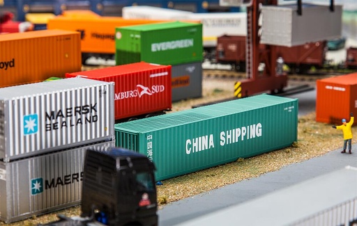 [Faller 180844  ] Faller 180844   H0  40' Conteneur CHINA SHIPPING 140 x 28 x 33 mm