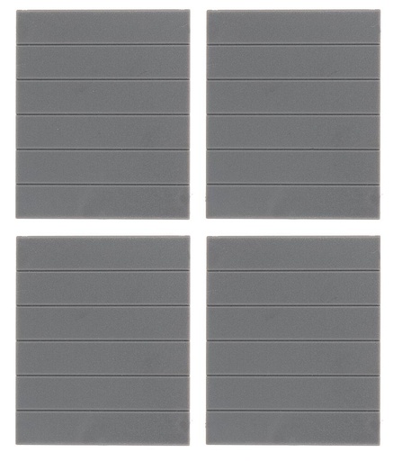 [Faller 180880  ] Faller 180880   H0  4 Parties de mur fermées, Goldbeck 50 x 60 x 2,5 mm (4 x)