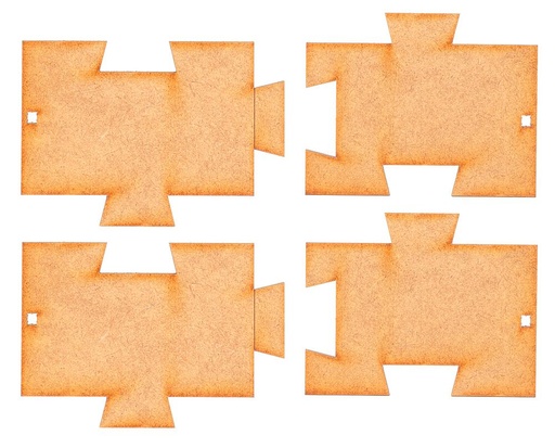 [Faller 180890  ] Faller 180890   H0  Plaques de sol Coffret de complément, Goldbeck 85,5 x 60 x 3 mm (2 x), 75,5 x 60 x 3 mm (2 x)