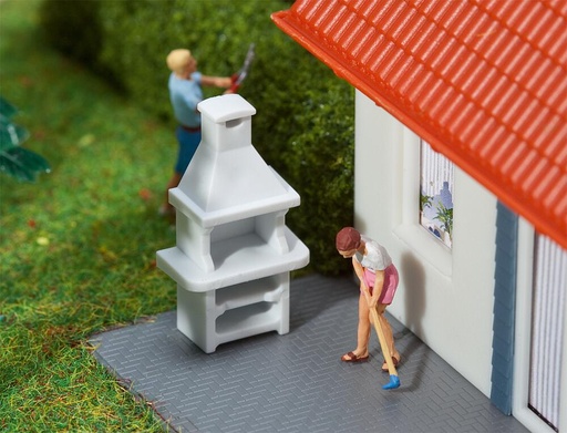 [Faller 180902  ] Faller 180902   H0  2 Barbecues de jardin 