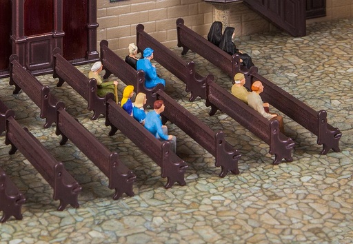 [Faller 180989  ] Faller 180989   H0  7 Bancs d’église 