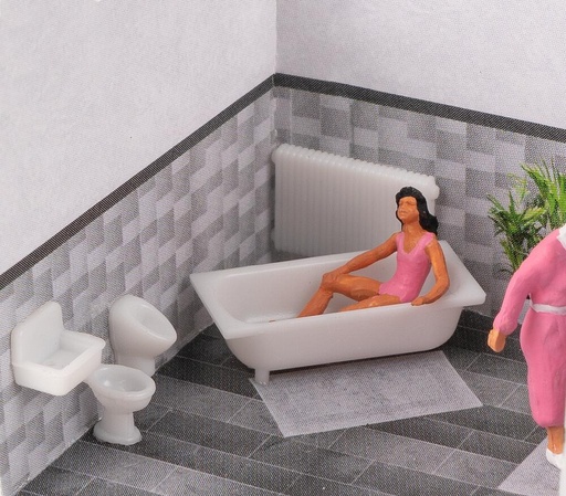 [Faller 180993  ] Faller 180993   H0  Lot Céramique de salle de bain 