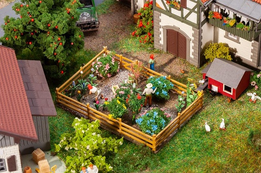 [Faller 181276  ] Faller 181276   H0  Jardin d’agrément avec fleurs et buissons 