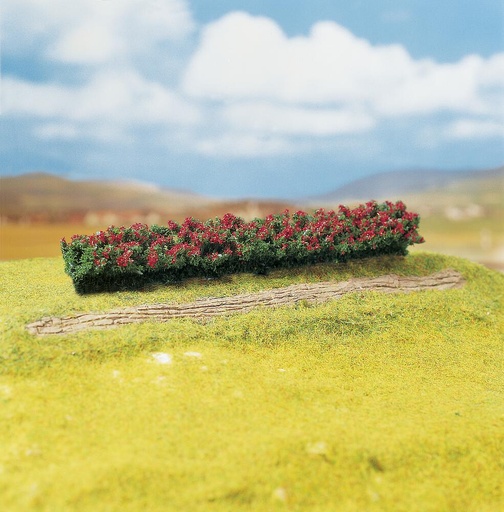 [Faller 181352  ] Faller 181352   H0, TT, N  3 PREMIUM Haies, fleurs rouges 160 x 25 x 20 mm
