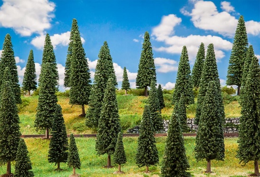 [Faller 181539  ] Faller 181539   H0, TT  50 Sapins, assortis 