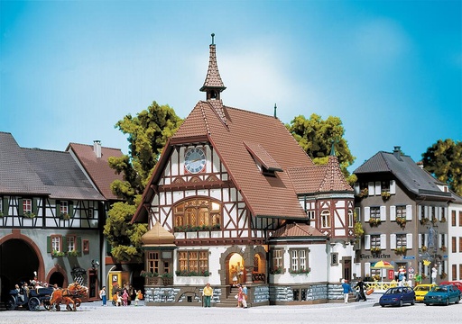 [Faller 191821  ] Faller 191821   H0  Mairie d'Allmannsdorf 175 x 160 x 230 mm