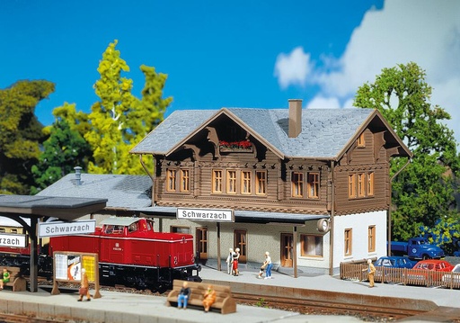 [Faller 212108  ] Faller 212108   N  Gare de Schwarzach 251 x 120 x 74 mm