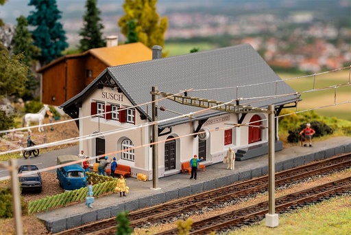 [Faller 212125  ] Faller 212125   N  Gare de Susch 110 x 74 x 58 mm