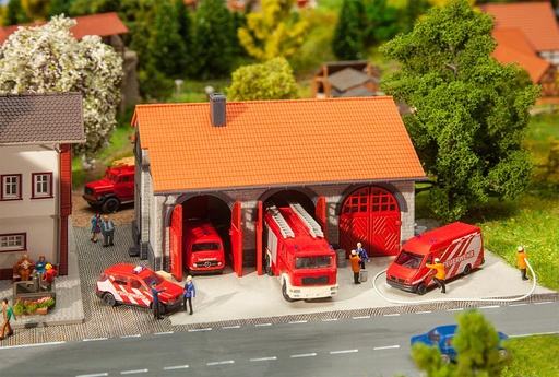 [Faller 222209  ] Faller 222209   N  Caserne de sapeurs-pompiers 101 x 82 x 60 mm