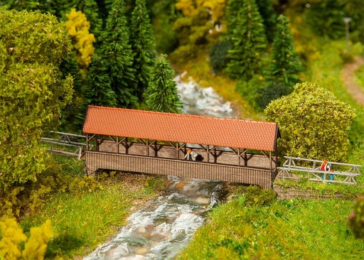 [Faller 222574  ] Faller 222574   N  Pont pour piétons couvert 89 x 20 x 40 mm