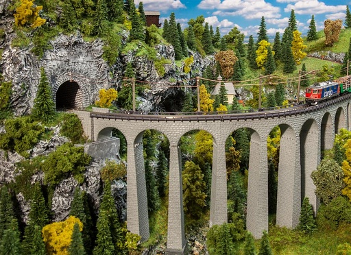 [Faller 222596  ] Faller 222596   N  Coffret viaduc Landwasser R: 193 mm