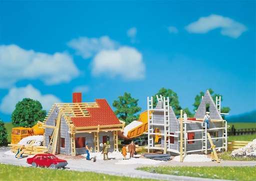 [Faller 232223  ] Faller 232223   N  2 Maisons en construction 72 x 54 x 48 mm, 62 x 57 x 49 mm