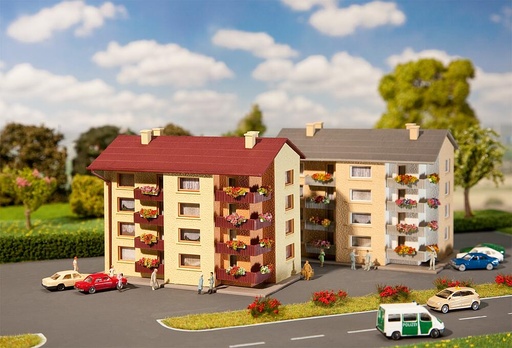 [Faller 232304  ] Faller 232304   N  2 Blocs d’habitation 111 x 69 x 83 mm (2 x)