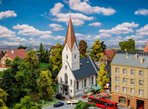 [Faller 232319  ] Faller 232319   N  Église de ville 160 x 70 x 230 mm