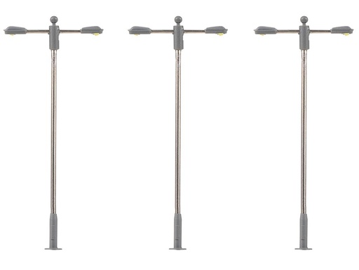 [Faller 272123  ] Faller 272123   N  Éclairages publics LED, lampes en prolongement, froid blanc, 3 pieces 