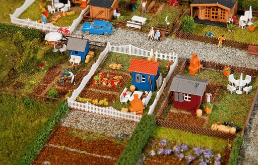 [Faller 272551  ] Faller 272551   N  Set jardin ouvrier 2 74 x 52 x 22 mm (3 x)