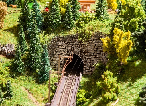 [Faller 272654  ] Faller 272654   N  Entrées de tunnel décoratives Landwasser 370 x 90 x 3 mm
