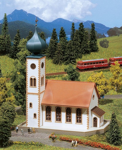 [Faller 282775  ] Faller 282775   Z  Église de village 110 x 60 x 158 mm