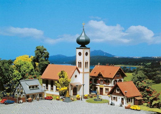 [Faller 282777  ] Faller 282777   Z  Coffret Village 110 x 60 x 158 mm, 58 x 40 x 39 mm, 56 x 45 x 42 mm, 48 x 41 x 38 mm