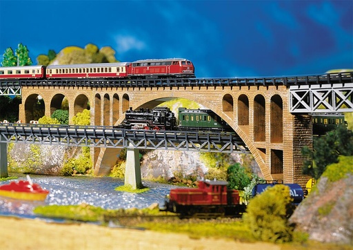 [Faller 282924  ] Faller 282924   Z  Pont à arche 220 x 25 x 88 mm