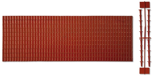 [POLA 333101  ] POLA 333101   G  Toit en tuiles et tuile faîtière 440 x 155 mm
