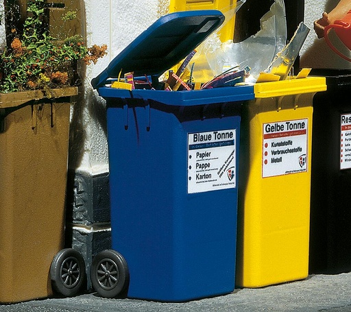 [POLA 333206  ] POLA 333206   G  2 Containers à déchets, bleu 