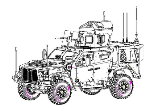 [I LOVE KITS 63536  ] I LOVE KITS 63536  1/35 M1278 JLTV-GP 