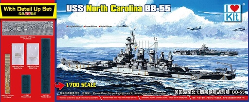 [I LOVE KITS 65704  ] I LOVE KITS 65704  1/700 BB-55 USS North Carolina 