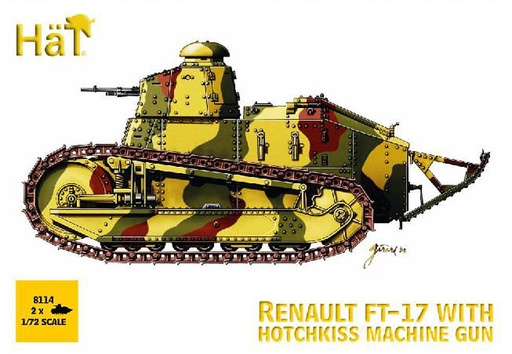 [HAET 8114  ] HAET 8114  1/72 Renault FT 17 / Hotchkiss 