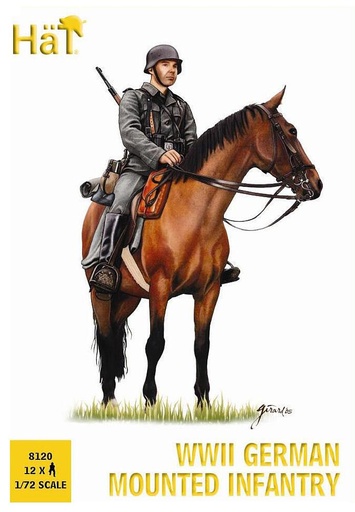 [HAET 8120  ] HAET 8120  1/72 WWII Infanterie à cheval allemande 