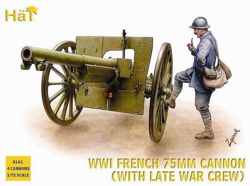 [HAET 8161  ] HAET 8161  1/72 Artillerie française avec canon de 7,5 cm 