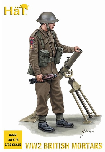 [HAET 8227  ] HAET 8227  1/72 WWII Équipement de mortier britannique 