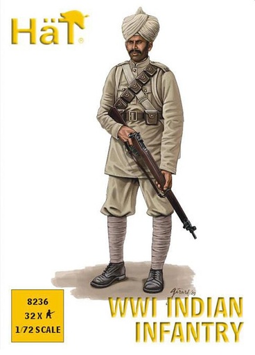 [HAET 8236  ] HAET 8236  1/72 WWI Infanterie indienne 